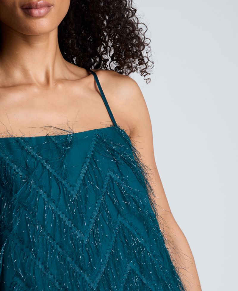 Women's Textured Chevron Crop Camisole