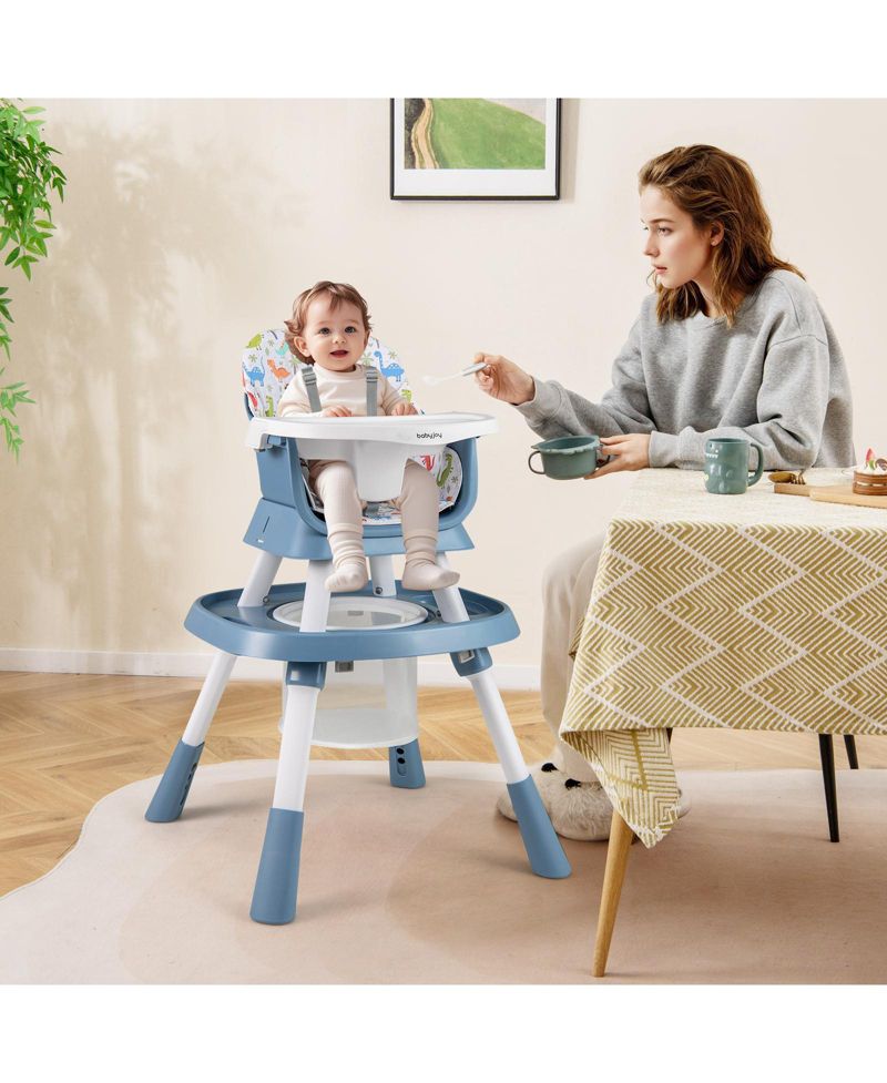 16-in-1 Baby High Chair w/ Activity Center Booster Seat Building Block Table