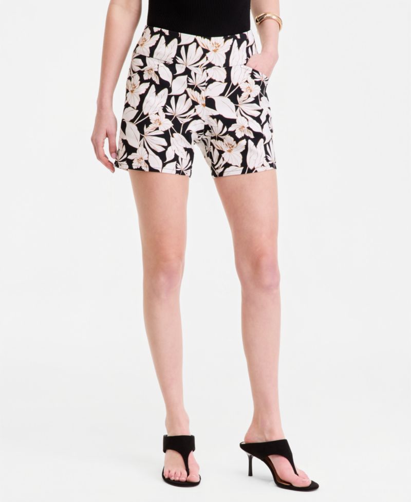 Women's Printed Bengaline Shorts