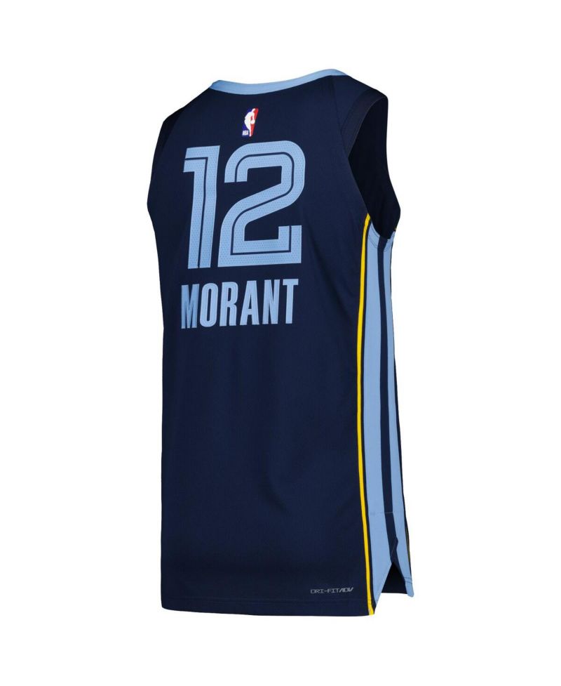 Men's Ja Morant Navy Memphis Grizzlies Authentic Jersey - Association Edition