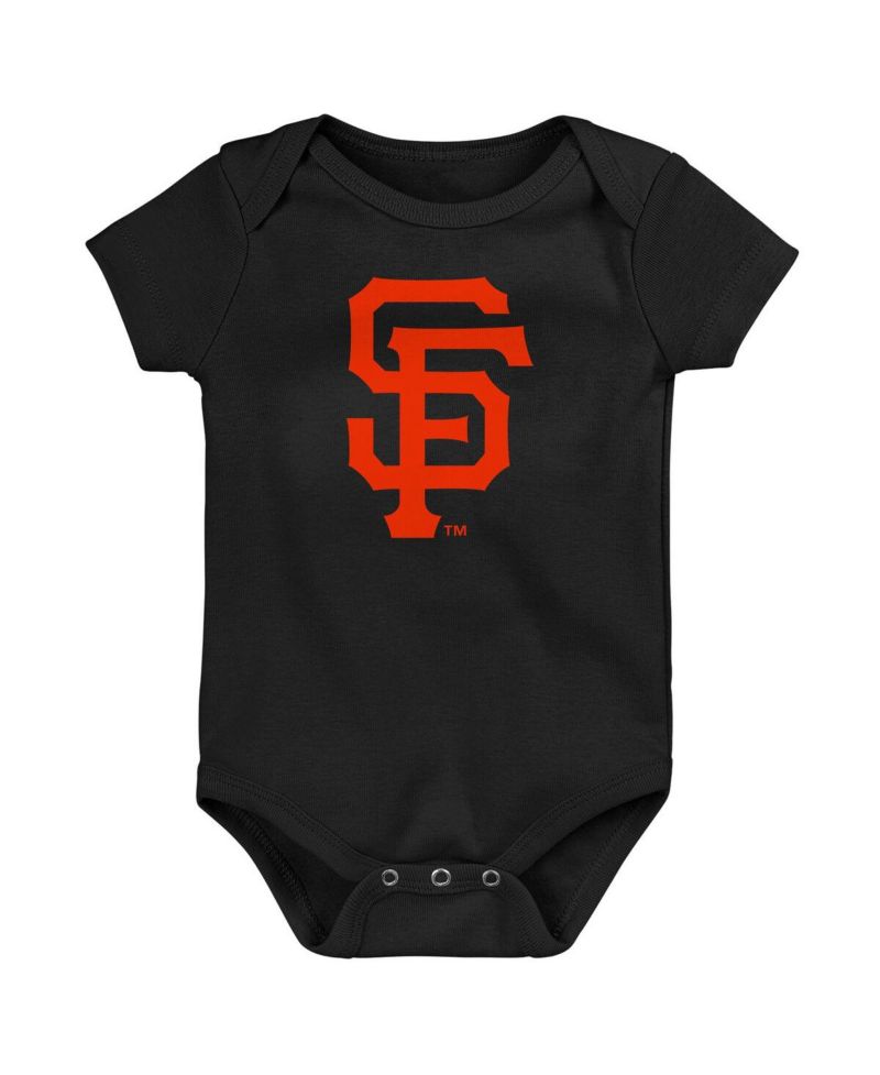 Baby Boys and Girls Three-Pack San Francisco Giants Slide Home Bodysuit Set