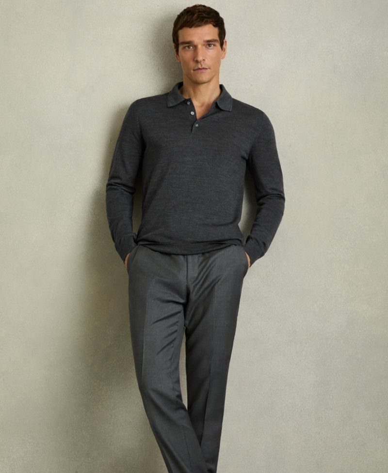 Men's Trafford Merino Wool Polo Shirt