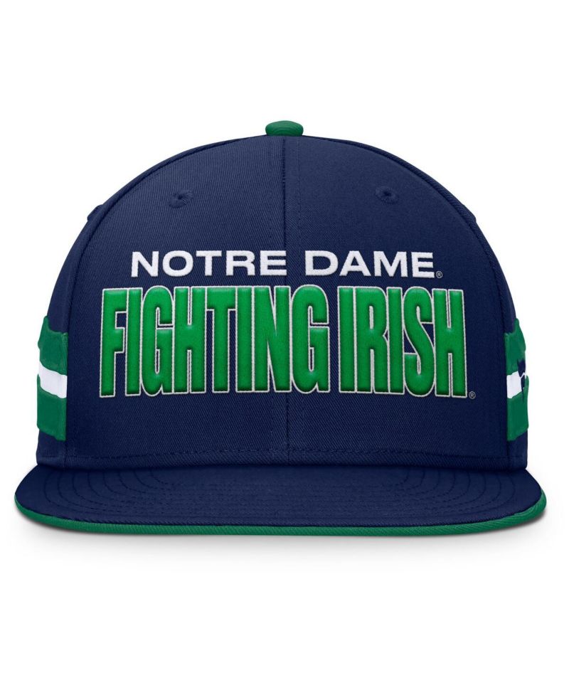Men's Navy Notre Dame Fighting Irish Pick Off Fitted Hat
