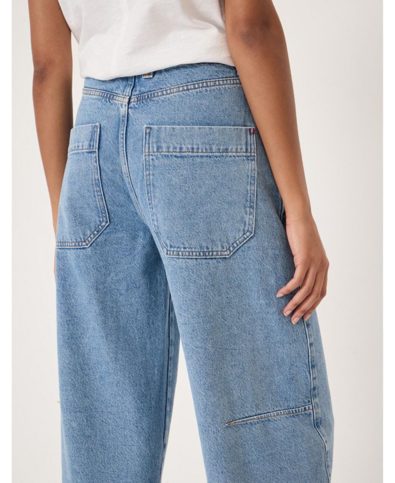 Women's Bree Horseshoe Barrel Leg Jeans