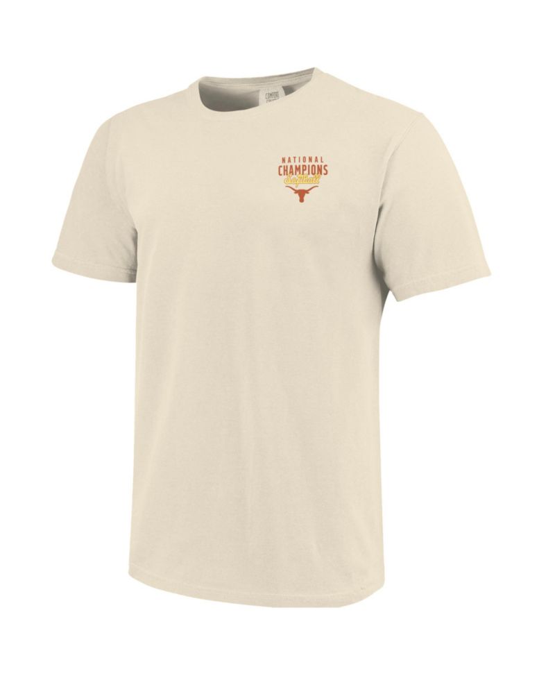 Men's and Women's Cream Texas Longhorns 2026 NCAA Softball Women's College World Series Mascot Overlay T-Shirt