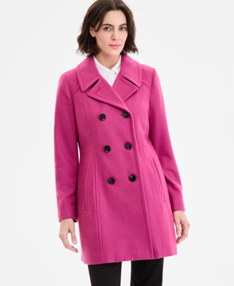 Women's Double-Breasted Peacoat