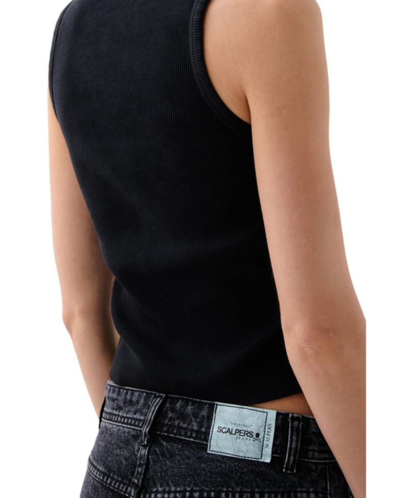 Women's Rib Gather Side Tee