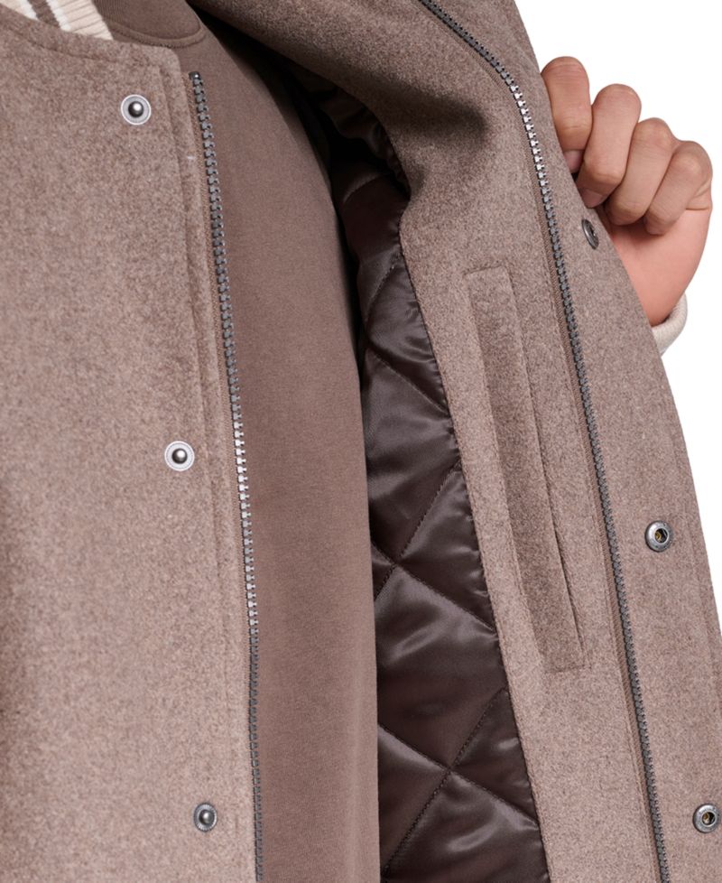 Men's Wool Blend Varsity Jacket