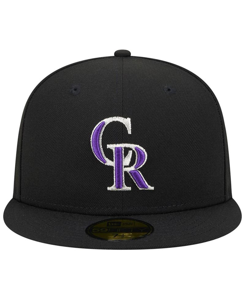 Men's Black Colorado Rockies 2021 MLB All-Star Game Team Color 59FIFTY Fitted Hat