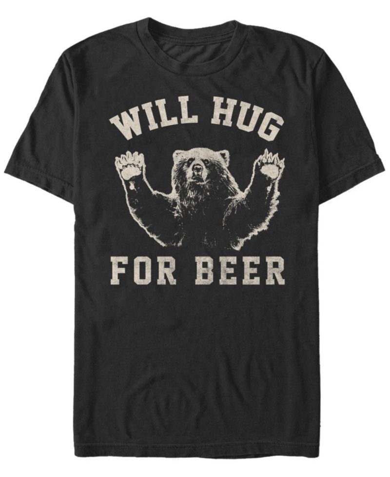 Men's Beer Hugs Short Sleeve Crew T-shirt