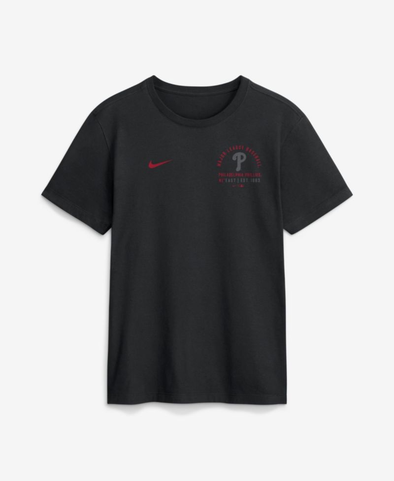 Men's Philadelphia Phillies Split Logo Crew Neck Short-Sleeve T-Shirt