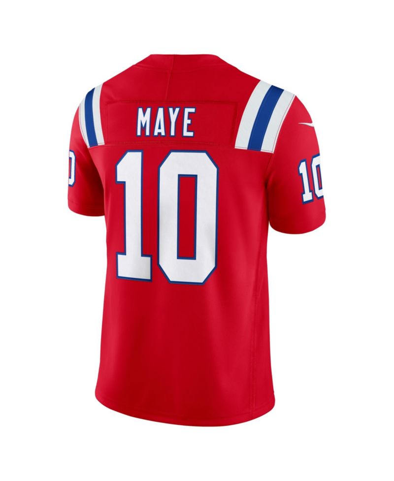Men's New England Patriots Drake Maye Alternate Vapor F.U.S.E. Jersey
