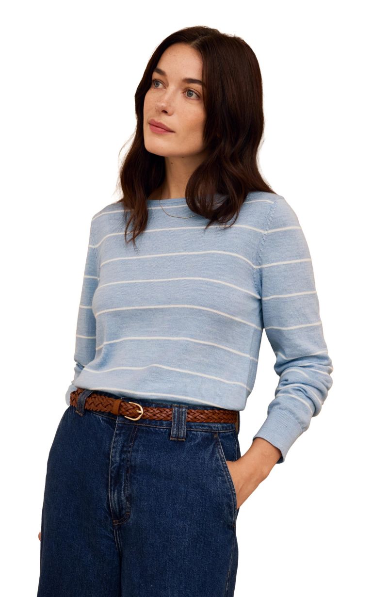 Women's Celtic and Co. Merino Fine Knit Boat Neck Jumper