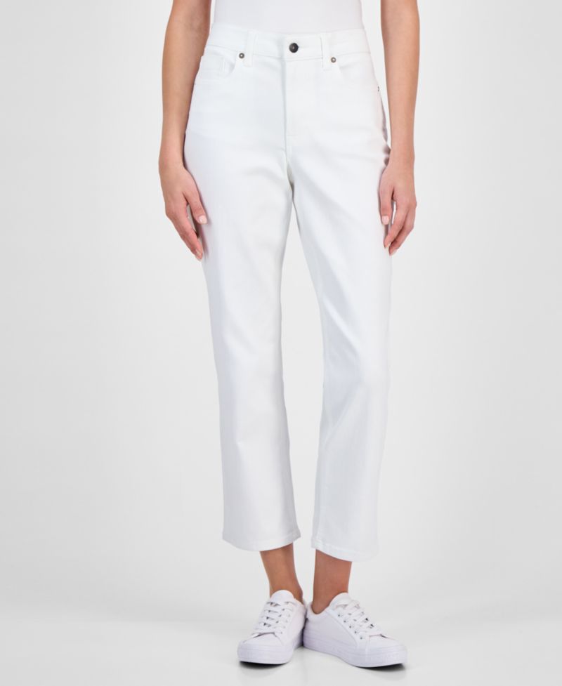 Women's Mid-Rise Bay Straight Jeans
