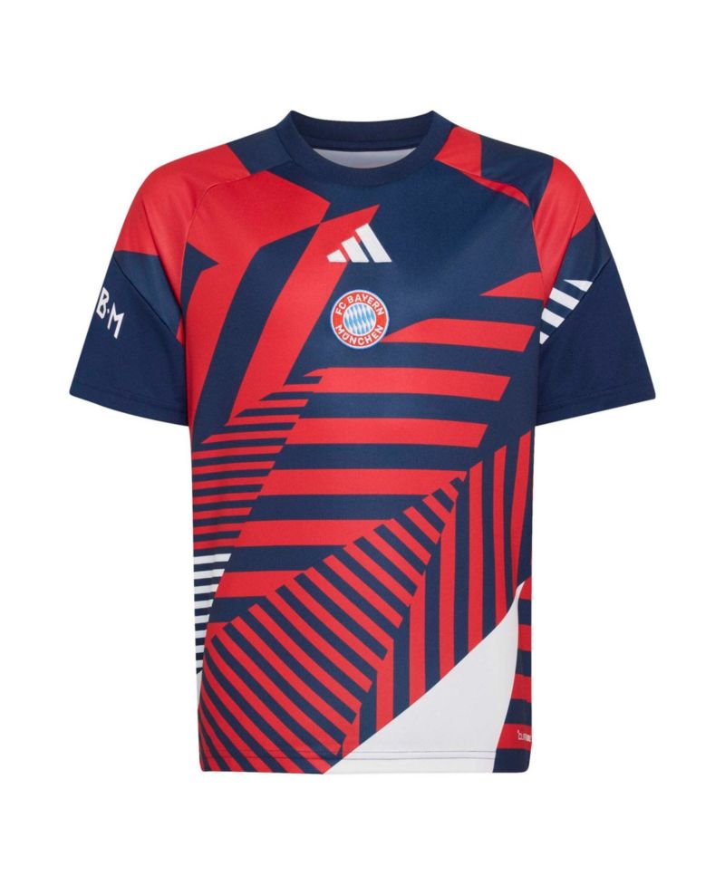 Big Boys and Girls Blue/Red Bayern Munich 2026/27 Pre-Match Home Training Jersey