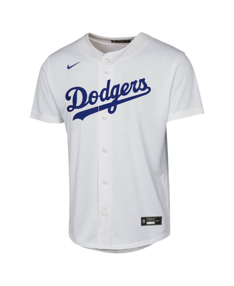 Big Boys and Girls Enrique Hernández White Los Angeles Dodgers Baseline Jersey
