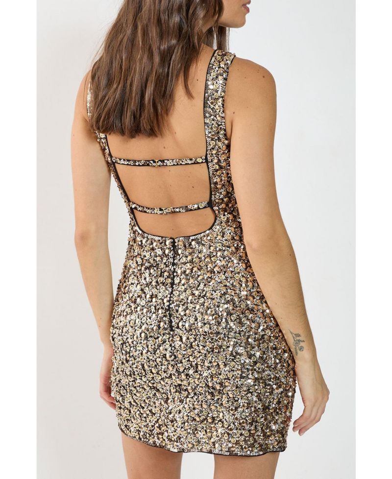 Women's Strappy Back Mini Dress