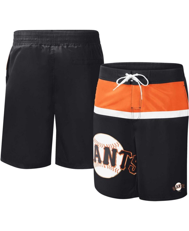 Men's Black San Francisco Giants Sea Wind Swim Shorts