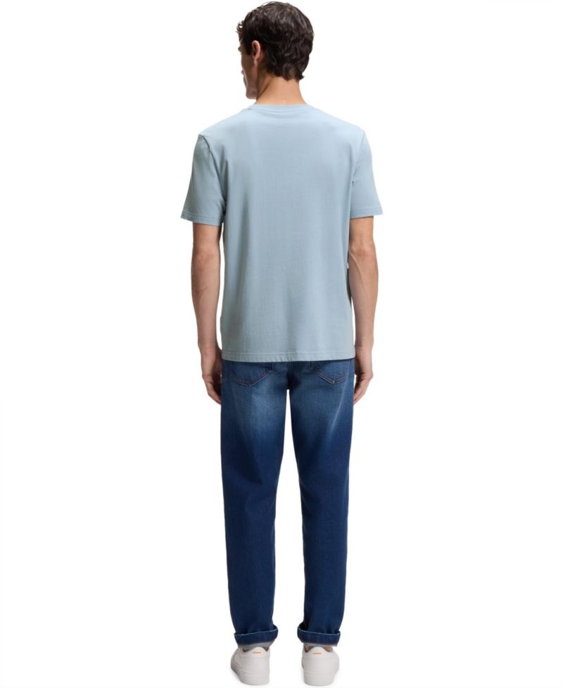 Men's Cotton-Jersey Logo Artwork T-Shirt