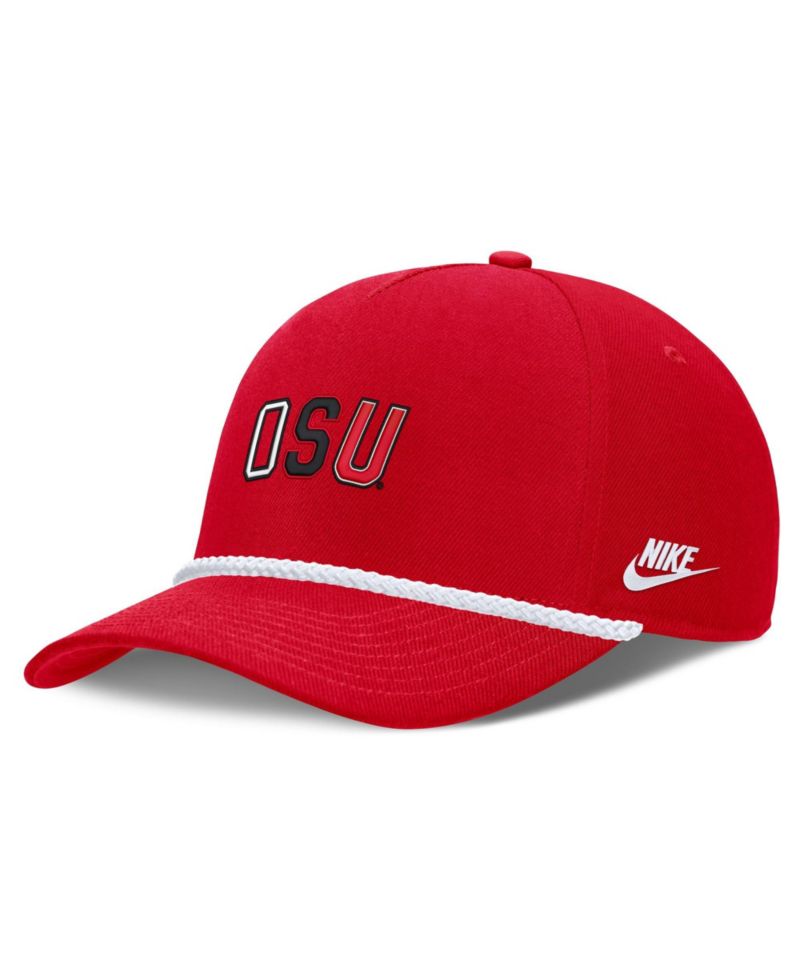 Men's and Women's Scarlet Ohio State Buckeyes 2026 Basketball Refresh 5-Panel Rope Rise Hat
