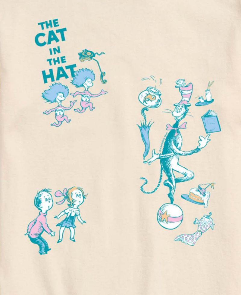 Men's Dr. Seuss Cat In The Hat Short-Sleeve Graphic T-Shirt