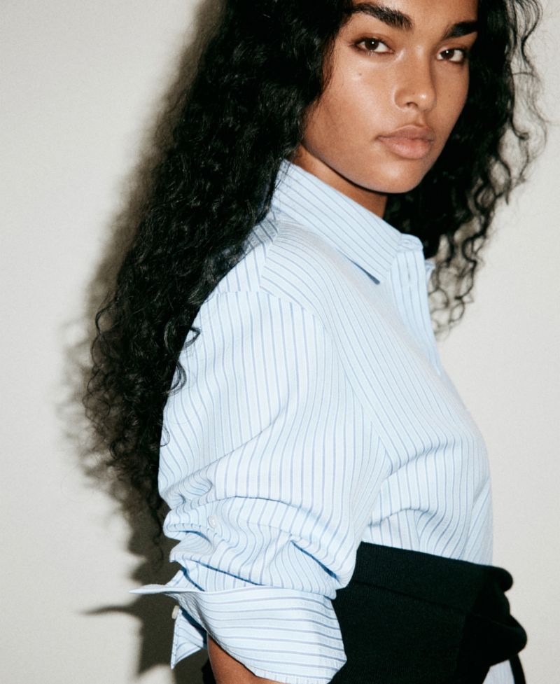 Women's Striped Straight Shirt
