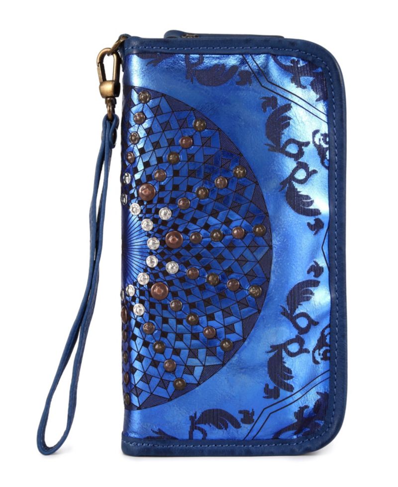 Mola Leather Clutch