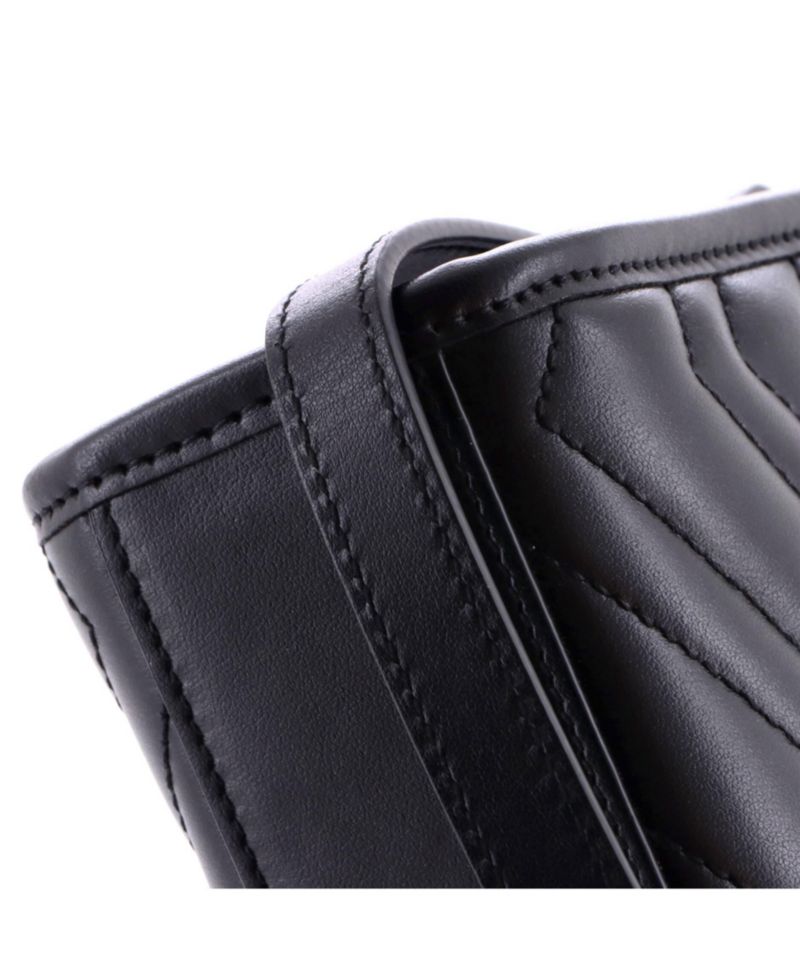 Mini GG Marmont Handle Crossbody Bag Matelasse Leather