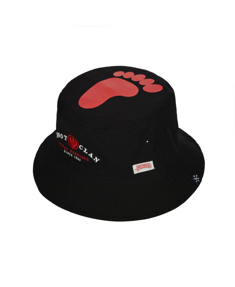 Men's Foot Clan Black Bucket Hat