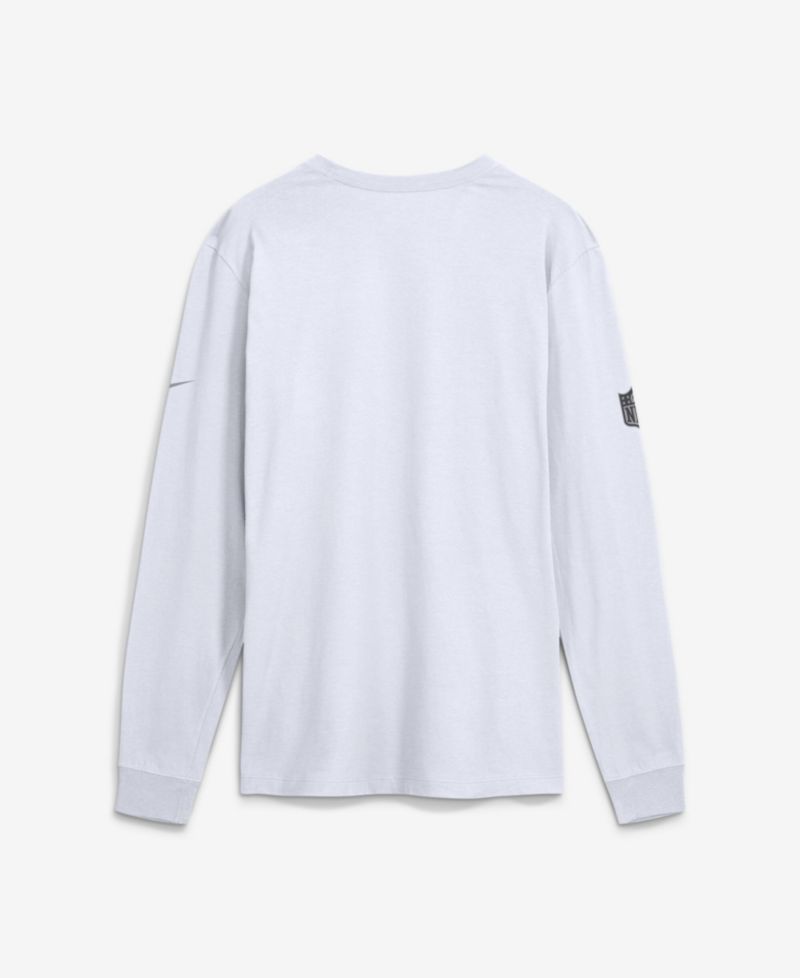 Men's Aqua Miami Dolphins Sideline Bold Arch Star Dri-FIT Long Sleeve T-Shirt