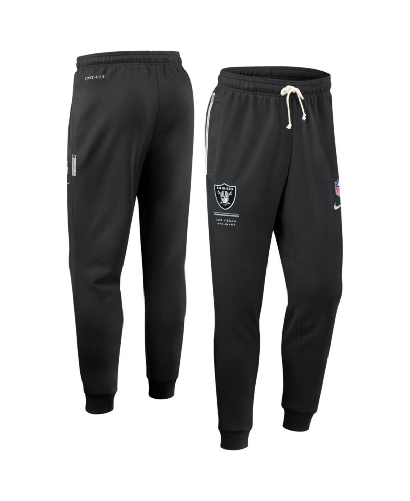 Men's Black Las Vegas Raiders Sideline Standard Issue Dri-FIT Taper Pants