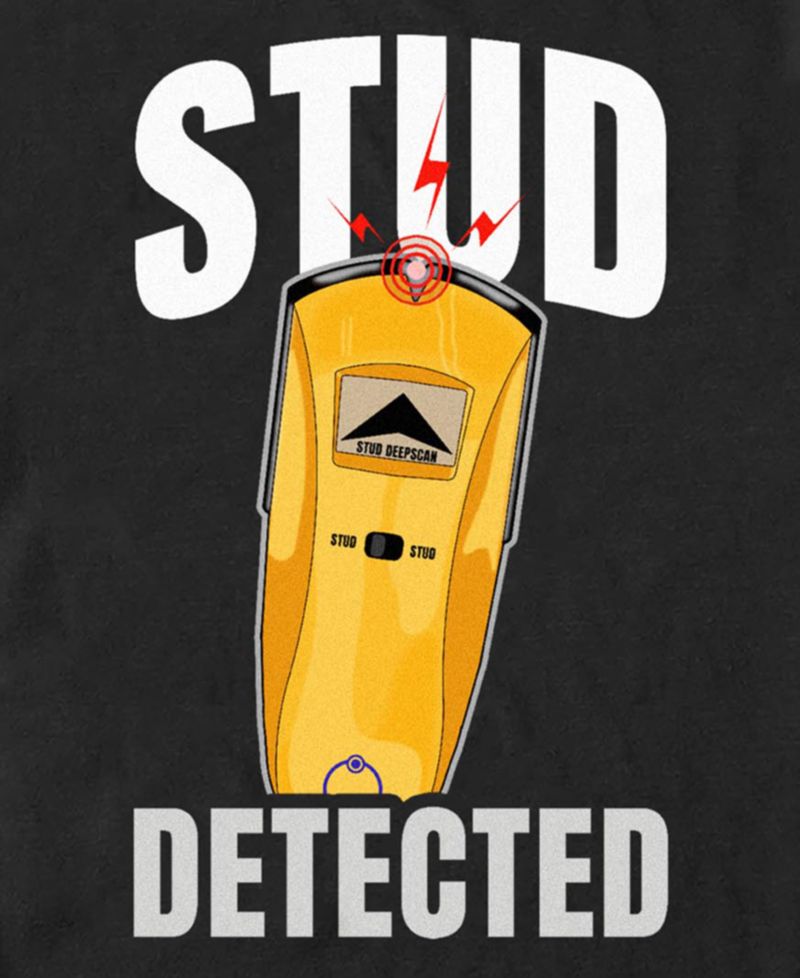 Men's Stud Detected Graphic Regular-Fit T-Shirt