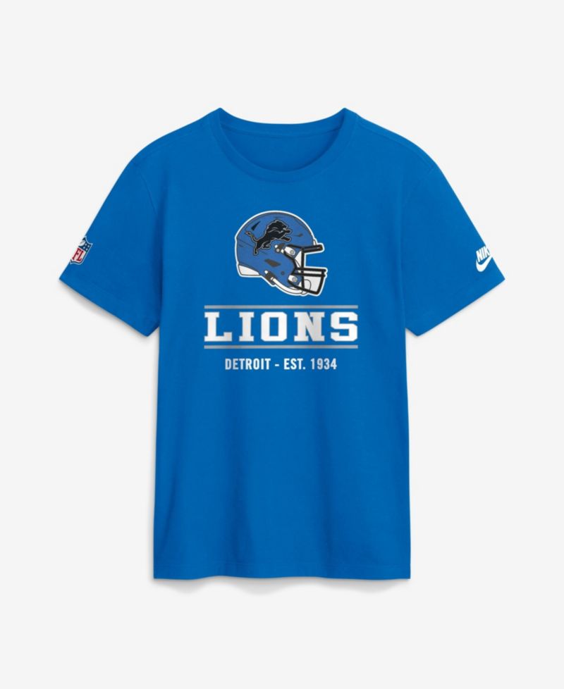 Men's Blue Detroit Lions Sideline Alternate Final Sprint Dri-FIT T-Shirt