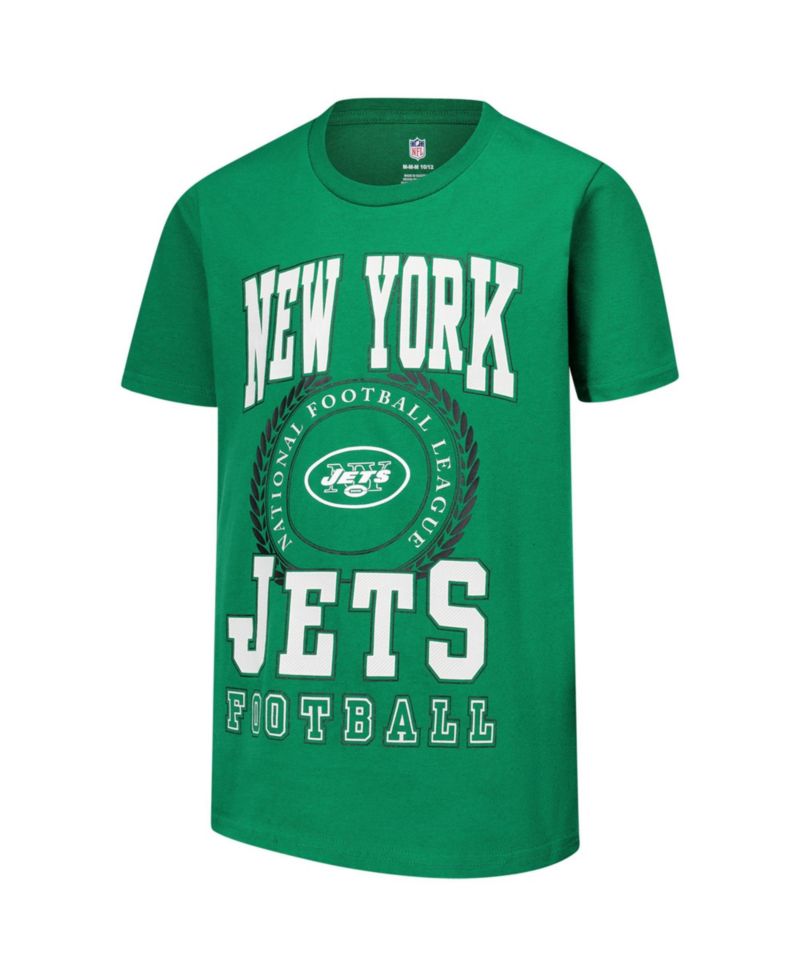 Boys' and Girls' New York Jets Stitched Up Retro Logo T-Shirt