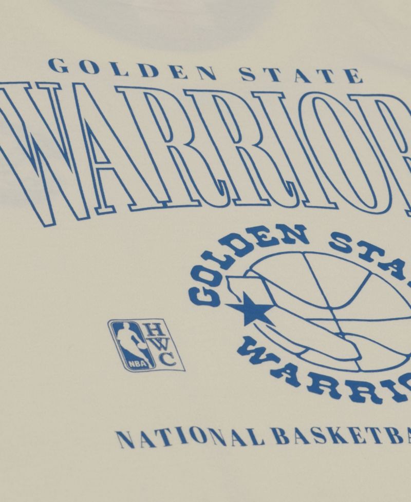 Men's Oatmeal Golden State Warriors Heritage Hues Oversized T-Shirt
