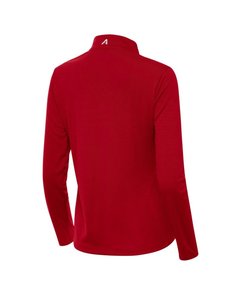 Women's Crimson Indiana Hoosiers College Football Playoff 2025 National Champions Tribute Half-Zip Jacket