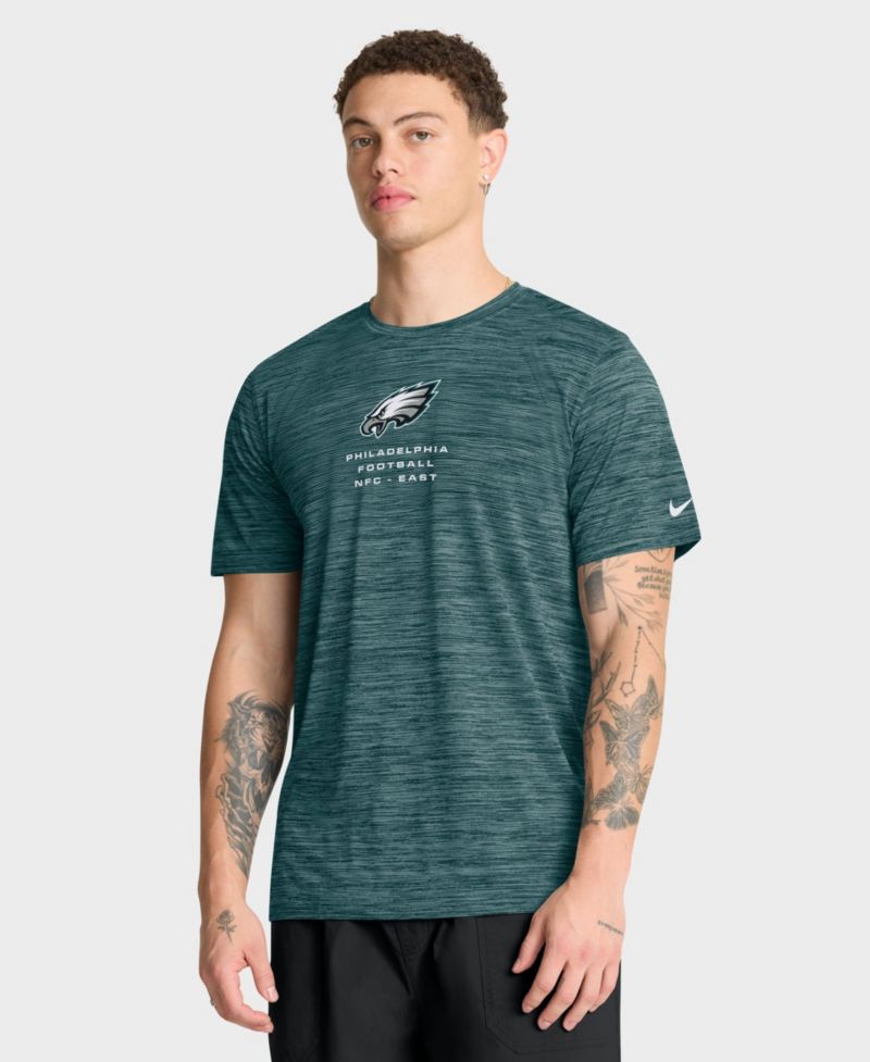 Men's Philadelphia Eagles Velocity Cross-Dyed Jersey T-Shirt