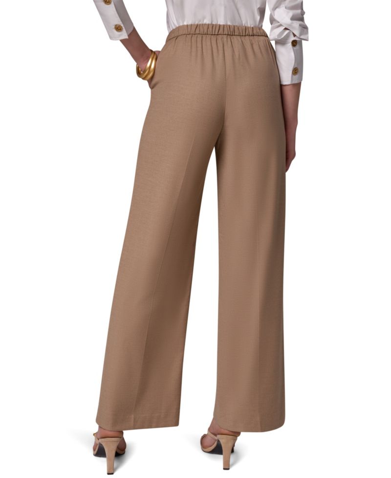 Women's Wide-Leg Elastic-Back Pants