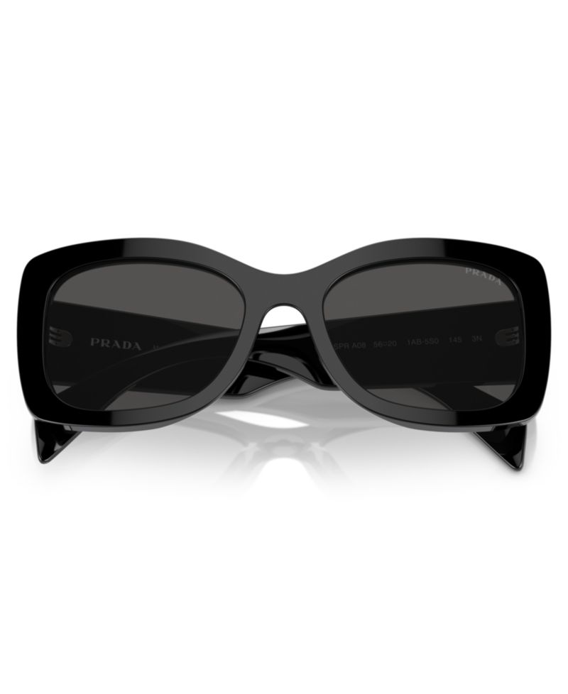 Lettering Oval Women's Sunglasses, PR A08S