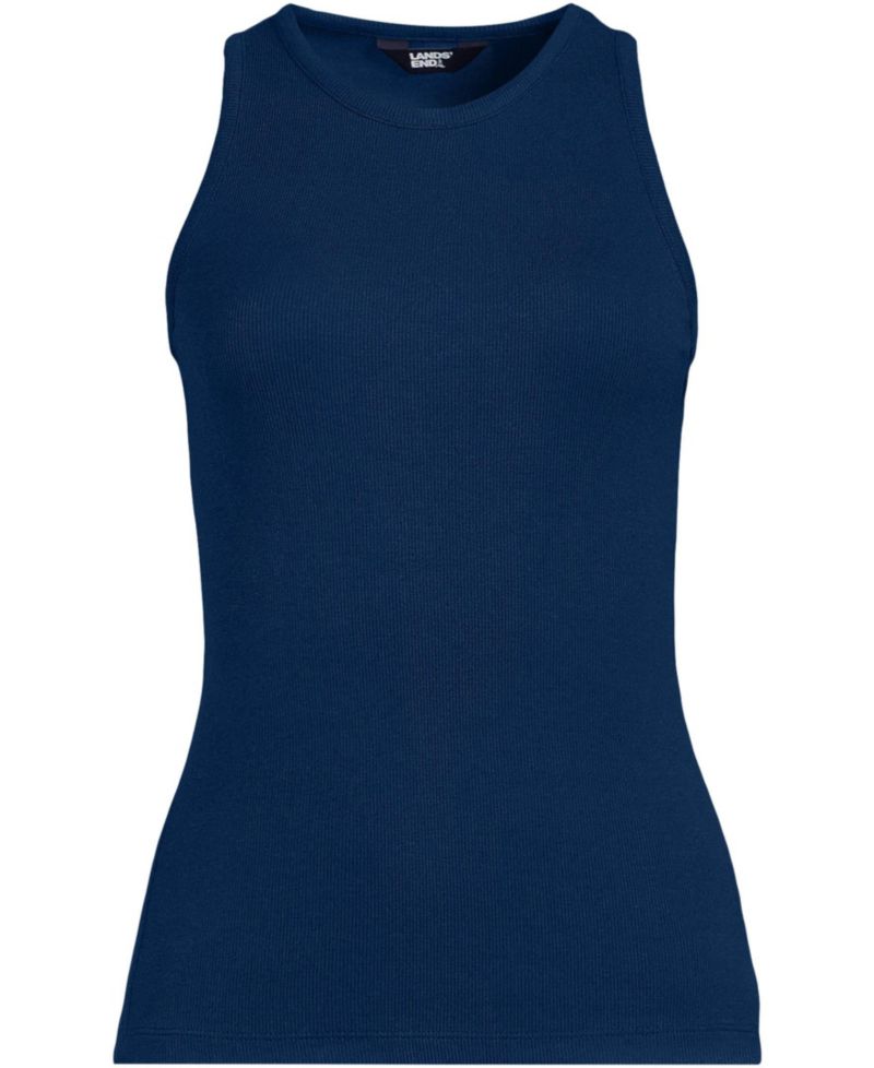 Plus Size Drapey Rib Skimming Tank Top