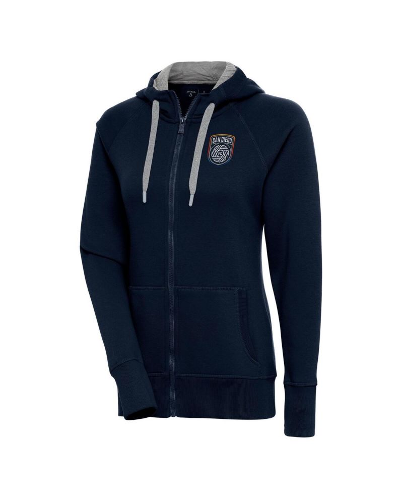 Women's Navy San Diego FC Victory Full-Zip Hoodie