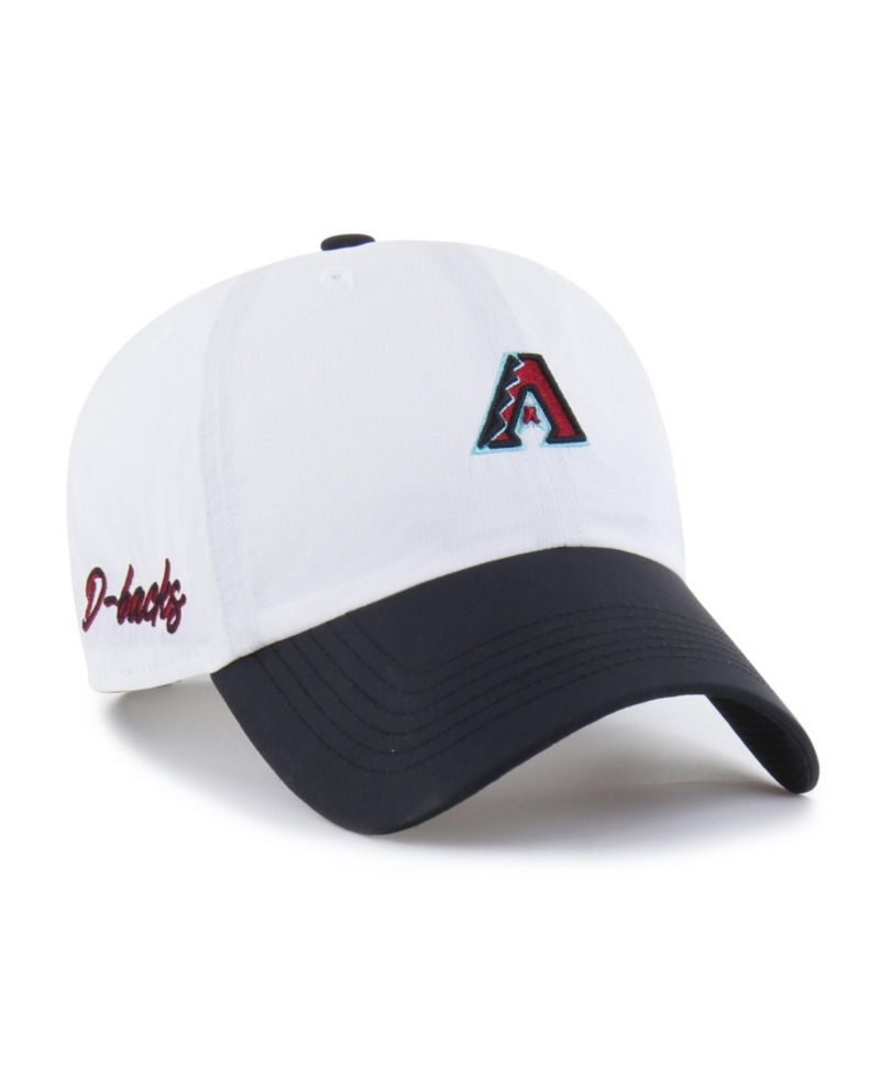 Men's White/Black Arizona Diamondbacks Vista Mini Clean Up Brrr&deg; Adjustable Hat