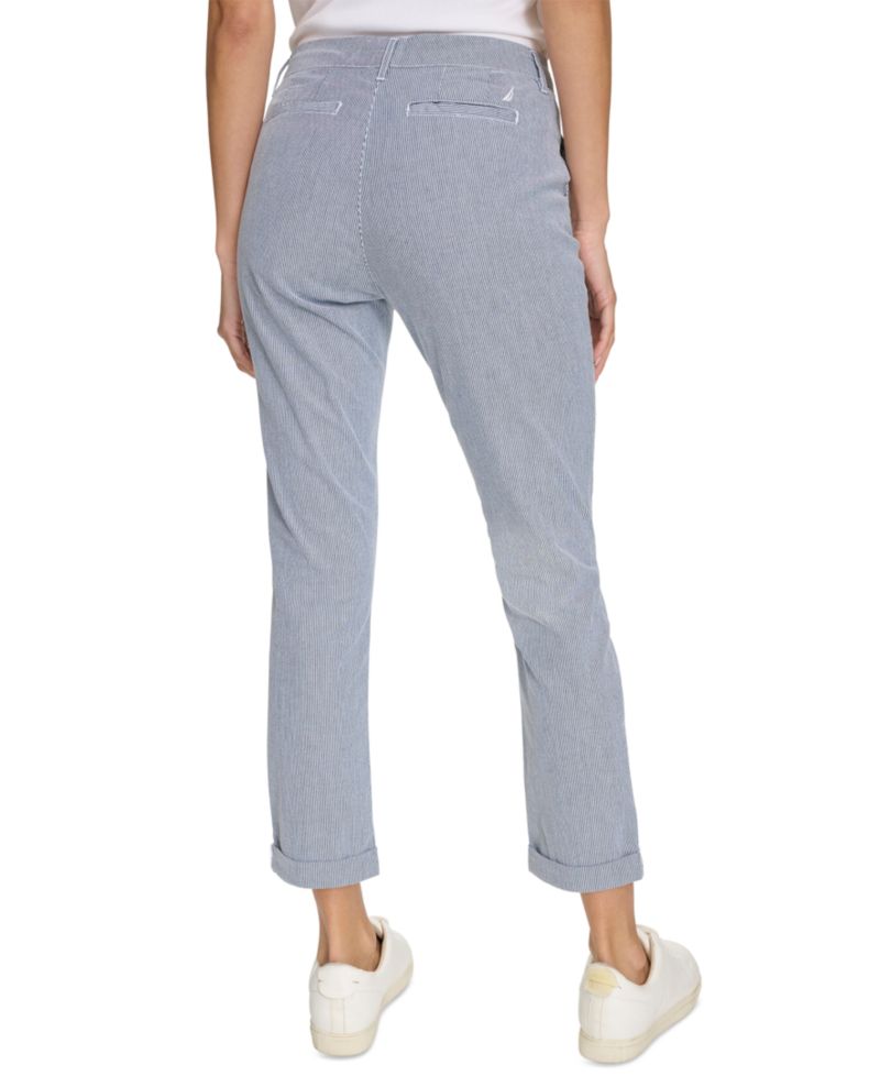 Women's Montauk Chino Mid-Rise Straight-Leg Pants