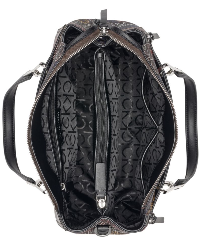 Garnet Zipper Medium Satchel Handbag