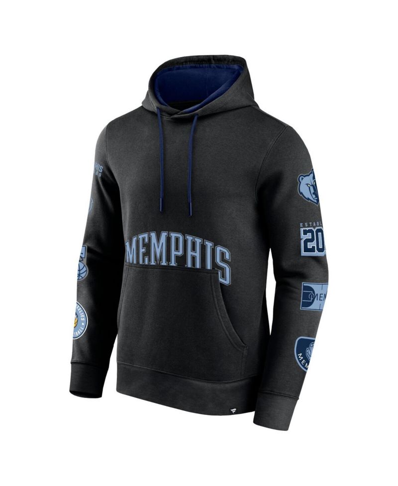 Men's Black Memphis Grizzlies Home Court Pullover Hoodie
