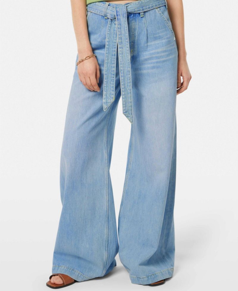 Women's The Wave Wide Leg Jeans, Luna Blue Light, 25x30