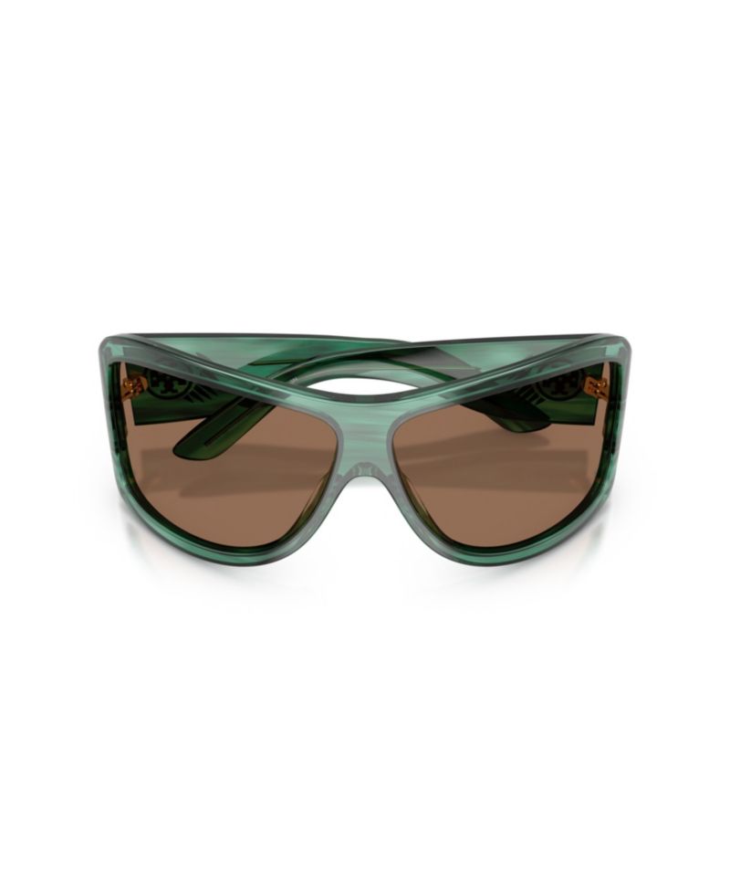 Oversized Retro Runway Wrap Sunglasses TY5019