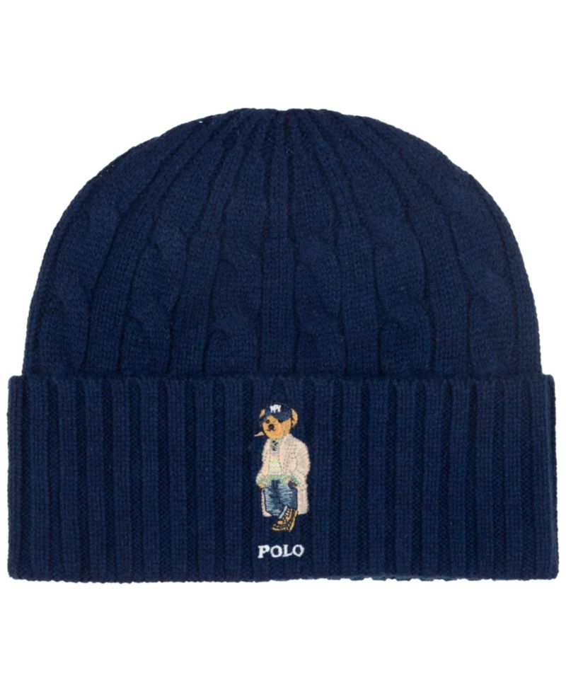 Men's Cable Litchfield Bear Beanie