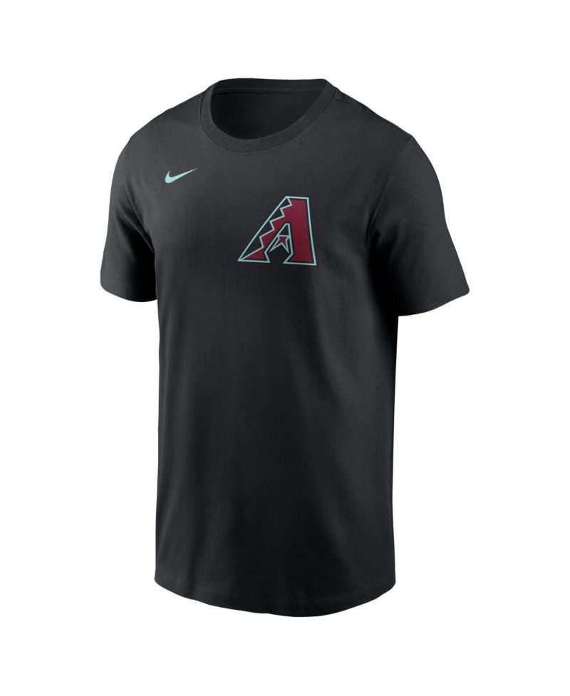 Men's Corbin Carroll Black Arizona Diamondbacks Name & Number T-Shirt