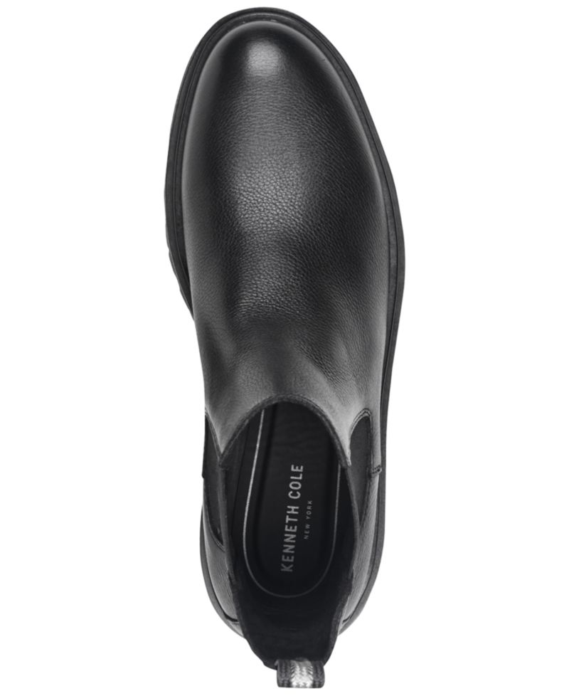 Men's Baylin Leather Chelsea Lug-Sole Boots